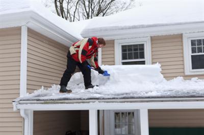 Roof shoveling in South Madison, OH