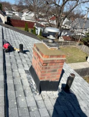 Before & After Chimney Crown in Euclid, OH (2)