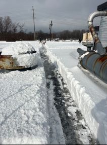 Commercial Roof Snow Removal in Painesville, OH (1)